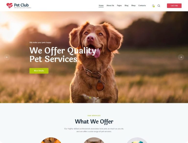 宠物用品-WordPress模板-Pets Club - Pet Care WordPress Theme + Shop 11 cecec897a4e890d02fff1124e38d20f9 1