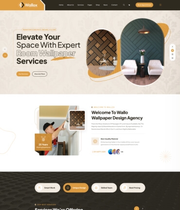 壁纸墙板-WordPress模板-Wallox - Painting & Wallpapering WordPress Theme 11 微信截图 20250413120915 1